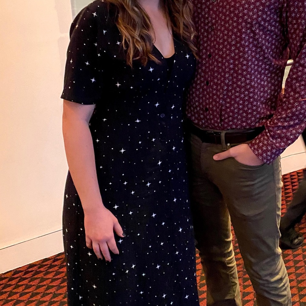 Starry night dress! Great condition.